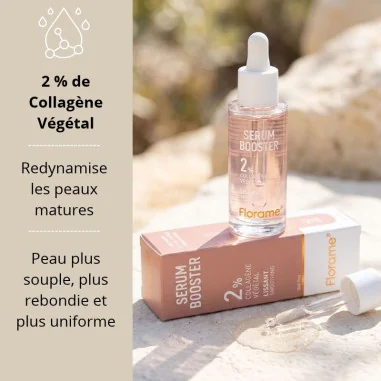 Sérum Booster Lissant Collagène Végétal - FLORAME