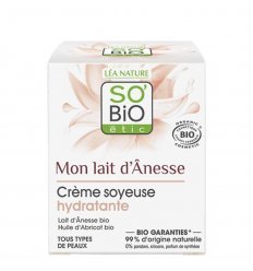 Crème Soyeuse Hydratante Lait d'Anesse Bio - SO'BIO étic