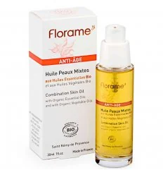 Huile Anti-Âge Bio Peaux Mixtes à Grasses FLORAME