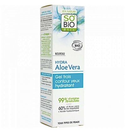 Gel Frais Hydratant Contour des Yeux Bio - Hydra Aloe Vera SO'Bio étic