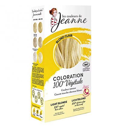 Coloration Végétale Blond Clair - Les Couleurs de Jeanne