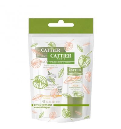 Kit Hydratant Bio - Crème Main + Stick à Lèvres - CATTIER