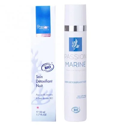 Soin Détoxifiant Nuit aux Algues Marines Bio - PASSION MARINE