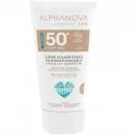 Crème Solaire Teintée Bio SPF 50+ ALPHANOVA SUN - Claire ou Dorée