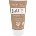Crème Solaire Teintée Bio SPF 50+ ALPHANOVA SUN - Claire ou Dorée