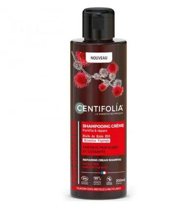 Shampoing Crème Réparateur Bio - CENTIFOLIA - Cheveux Cassants