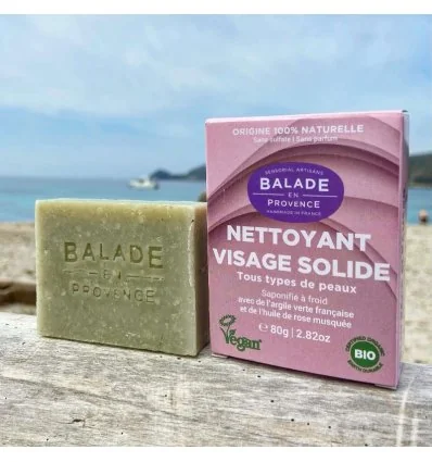 Nettoyant Visage Solide Bio - BALADE en Provence