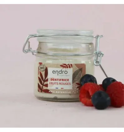 Dentifrice Solide Enfants Fruits Rouges Bio - ENDRO Cosmétiques