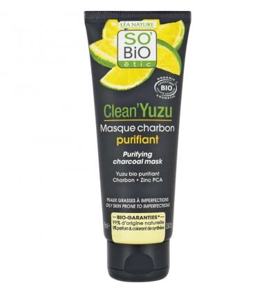 Masque Charbon Purifiant - Clean'Yuzu So'Bio étic