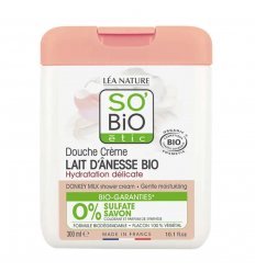 Crème de Douche au Lait d'Anesse Bio -  300 ml- SO'BIO étic
