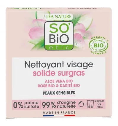 Nettoyant Visage Solide Surgras - SO'Bio étic