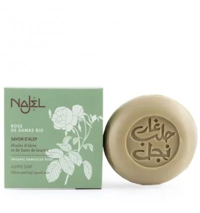 Savon d'Alep Rose de Damas Bio - NAJEL