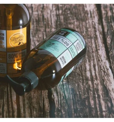 Savon Noir Surgras Corps/Douche Menthe Poivrée - THÉOPHILE BERTHON