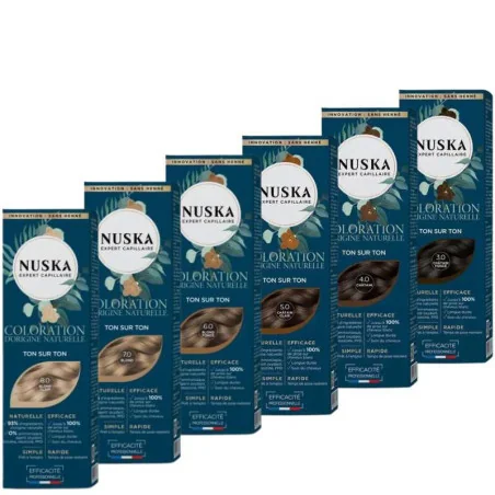 Coloration Naturelle Ton sur Ton Sans Henné PPD & PTD - NUSKA