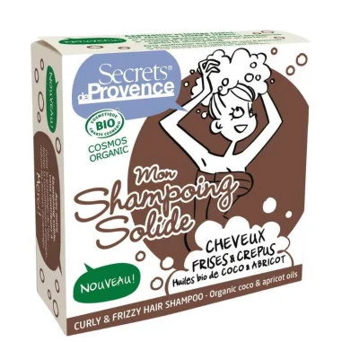Shampoing Solide Bio Cheveux Frisés & Crépus - SECRETS de Provence