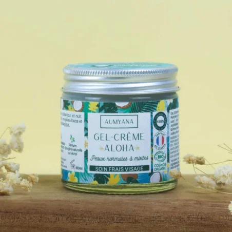 Gel-Crème Visage au Monoï Aloha Bio - AUMYANA