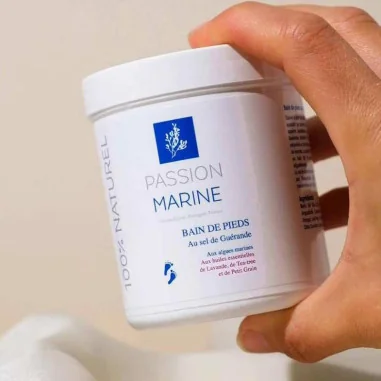 Bain de Pieds au Sel de Guérande, Huile Essentielle & Algue Marine Bio