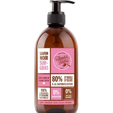 Savon Noir Surgras Corps/Douche/Bain Rose Litchi - THÉOPHILE BERTHON
