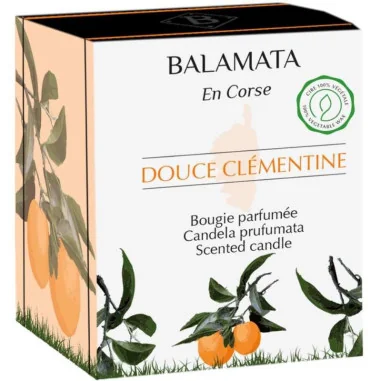 Bougie Parfumée Douce Clémentine - BALAMATA