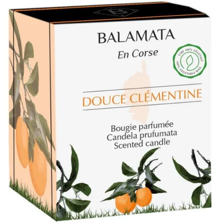 Bougie Parfumée Douce Clémentine - BALAMATA