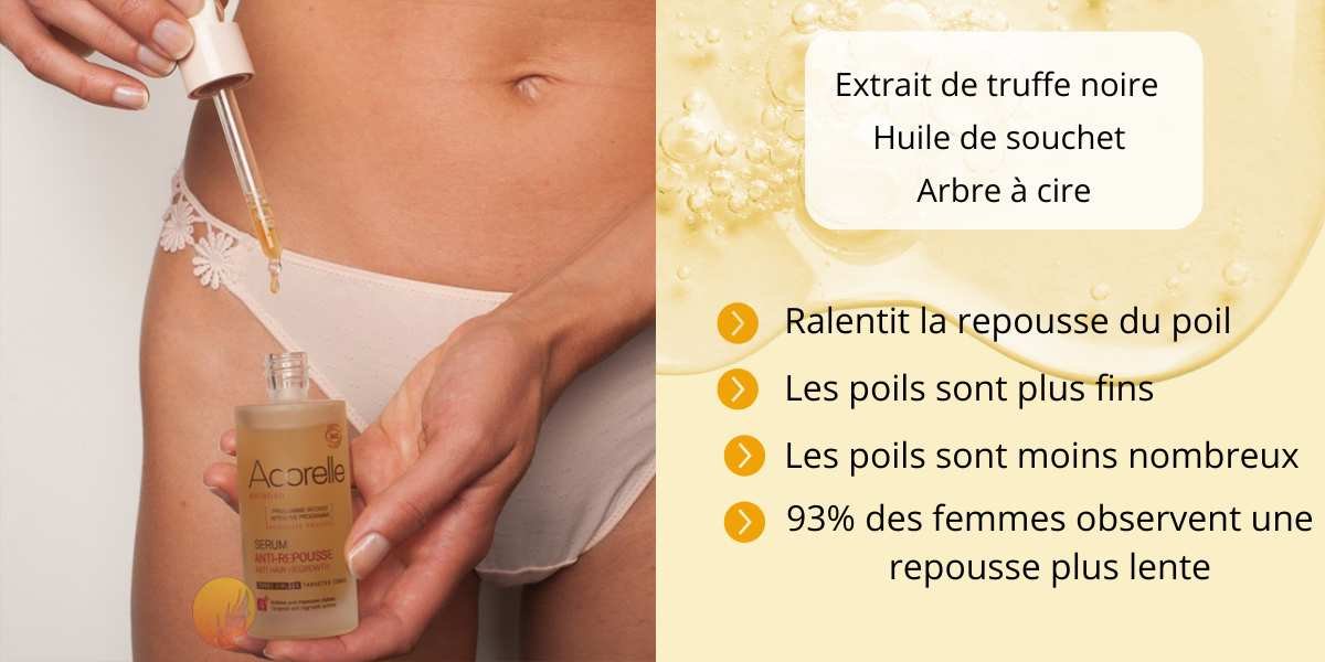 Sérum Anti-Repousse Poils Bio Acorelle