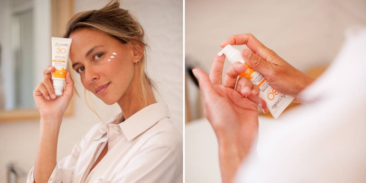 Cr&egrave;me Solaire Visage Bio SPF 30 Acorelle