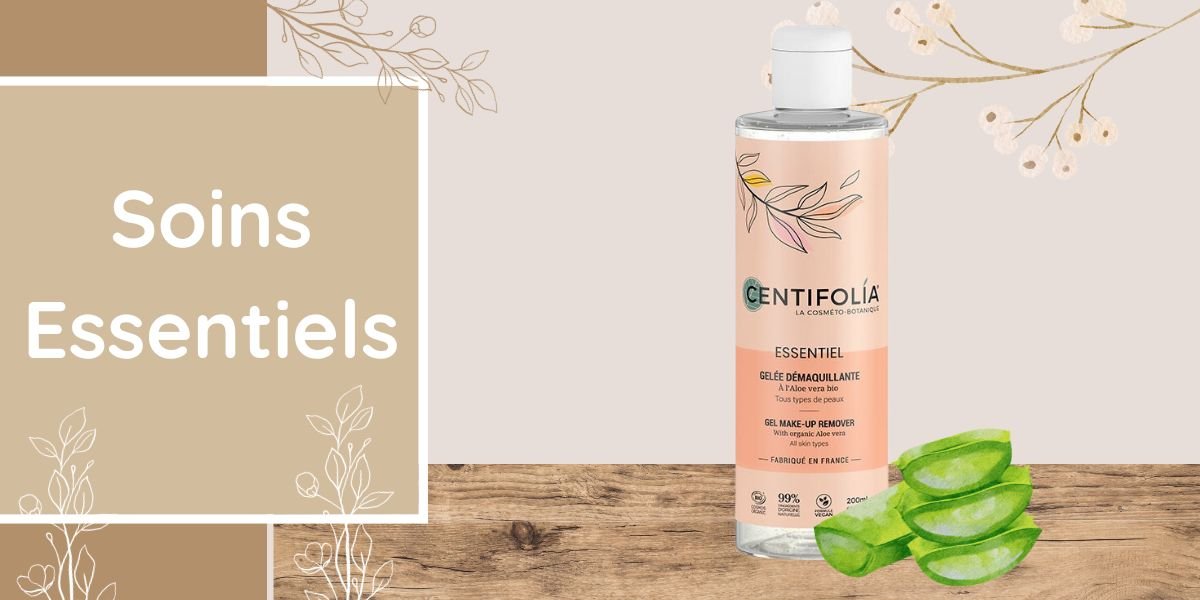 Gel&eacute;e D&eacute;maquillante Alo&eacute; V&eacute;ra Bio - Essentiels Centifolia