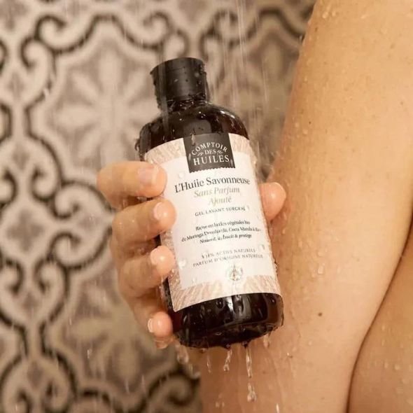 Huile de Douche Peau Sensible - Comptoir des Huiles