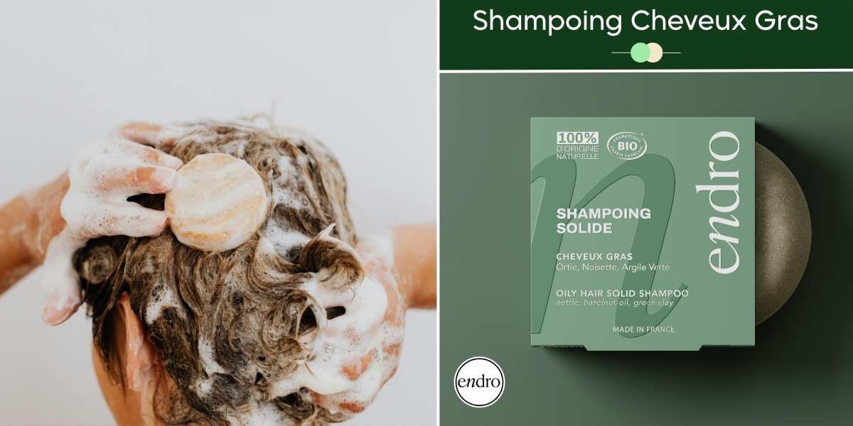 Shampoing Solide Cheveux Gras Bio ENDRO Cosm&eacute;tiques