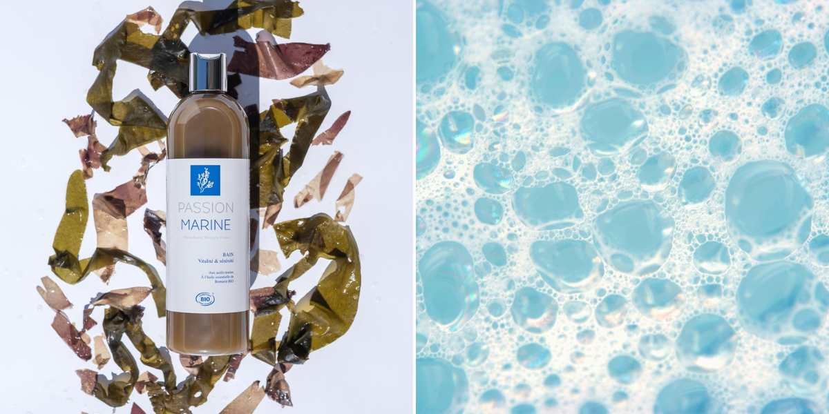 Bain Moussant aux Algues Marines de Bretagne & Romarin Bio - PASSION MARINE