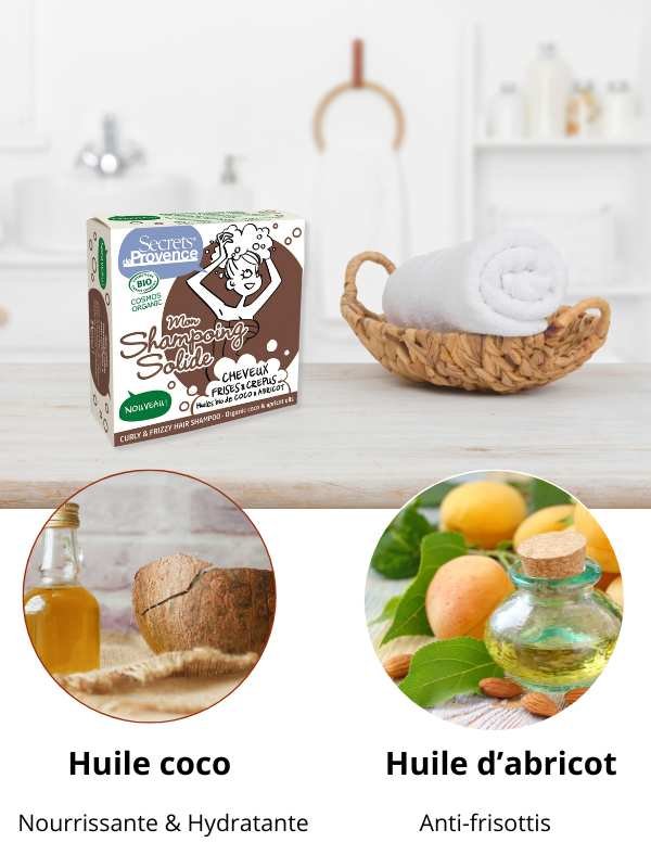 Shampoing Solide Cheveux Frisés & Crépus Secrets de Provence